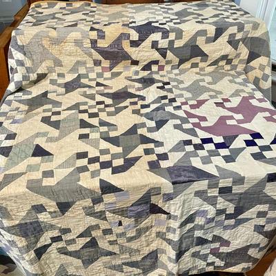 Sale Photo Thumbnail #275: Measures approximately 67.5" wide x 68" long. 

May have some age-related staining and/or frayed areas.