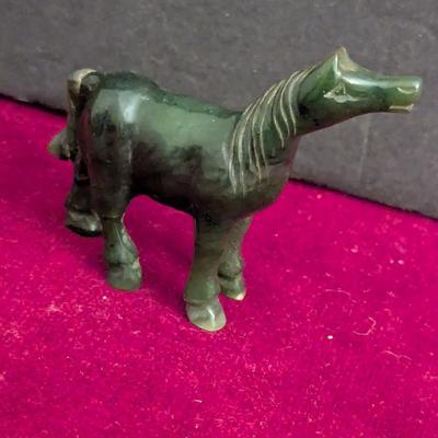 Vintage Hand Carved Jade Horse #21
