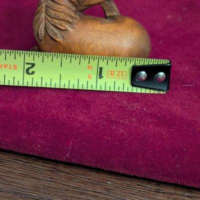 Japanese Boxwood Hand Carved Netsuke Horses #25