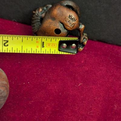 Japanese Boxwood Hand Carved Netsuke Horses #26