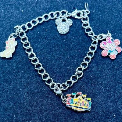 Sale Photo Thumbnail #125: YyyyyApprox. 4" lon, has 4 charms as shown in the photos.