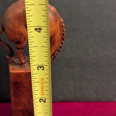 Asian Boxwood Hand Carved Animal Horse Statue #27