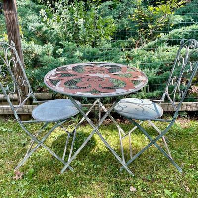 Sale Photo Thumbnail #409: Includes two folding chairs and folding table.