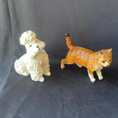 Sale Photo Thumbnail #1277: Both in good shape.  Poodle is Spaghetti style.