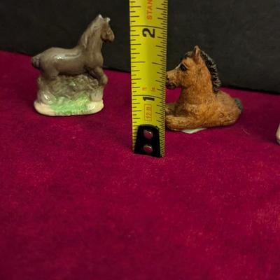 Vintage China/Porcelain/Resin Horse Figurines 1 Is A Wade Whimsies From England #32