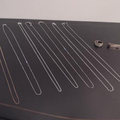 Collection of Sterling Silver Jewelry (#11)
