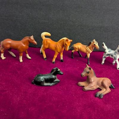 Vintage Miniature Horse Figurines #36