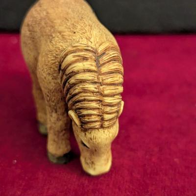 Hand Carved Boxwood Horse Figure #39