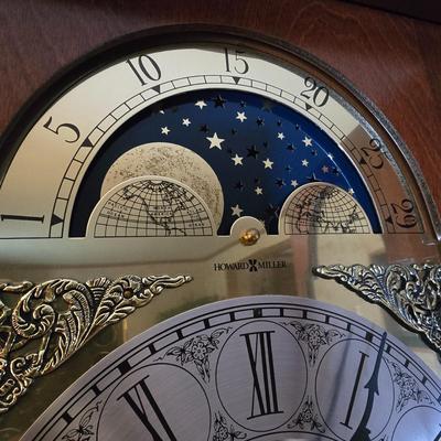 LOT 108L: Howard Miller Chateau Grandfather Clock