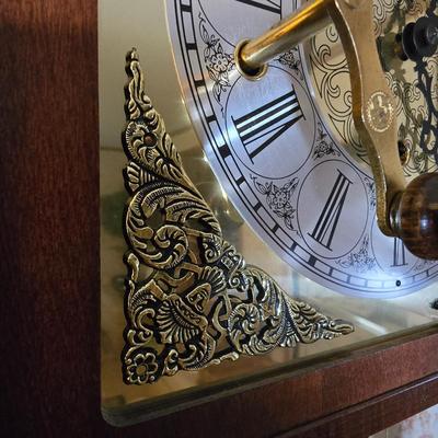 LOT 108L: Howard Miller Chateau Grandfather Clock