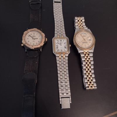 Collection of Men's Wrist Watches- Assorted Makers (#17)
