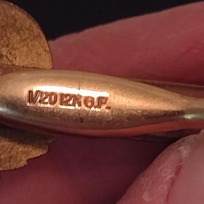 1/20 12 Karat Gold Filled Tie Clip (#19)