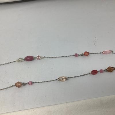 Sale Photo Thumbnail #226: You get two Lea Sophia necklaces, one long necklace the other is a choker. Both marked Lea Sophia.