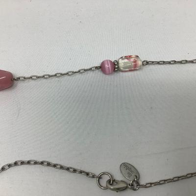 Sale Photo Thumbnail #227: You get two Lea Sophia necklaces, one long necklace the other is a choker. Both marked Lea Sophia.