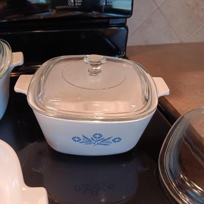 8-PIECE CORNINGWARE CASSEROLE DISHES