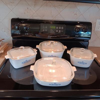 8-PIECE CORNINGWARE CASSEROLE DISHES