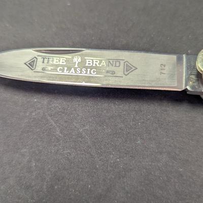 Sale Photo Thumbnail #650: Tree Brand Classic 712 Automatic ":Lever Lock" Switchblade #15