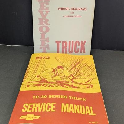 Sale Photo Thumbnail #1590: Redo Books 1972 Chevrolet Truck Wiring Diagrams & 1972 10-30 Series Truck Service Manual