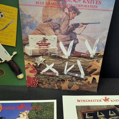 Sale Photo Thumbnail #1601: Winchester Knife Advertising Sheets