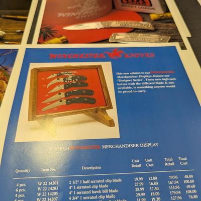 Sale Photo Thumbnail #1600: Winchester Knife Advertising Sheets