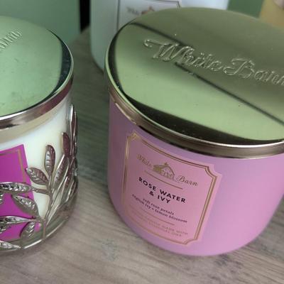 Array Of White Barn Candles #5 (Most Of Them Have Not Been Used) (FR)