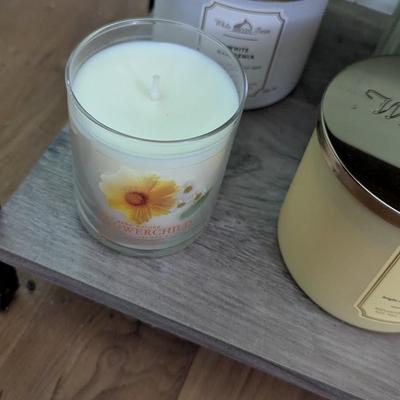 Array Of White Barn Candles #6 (Most Of Them Have Not Been Used) (FR)