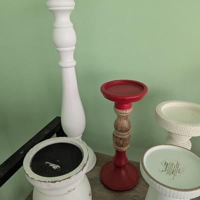 Array Of Pedestal Candle Stands (FR)