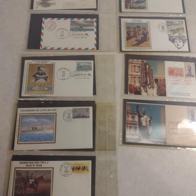 Sale Photo Thumbnail #1360: Collection of Assorted First Day Cover Stamps (#7).  Please see all pictures for selection.