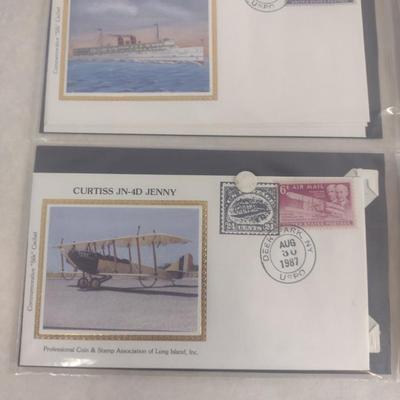 Sale Photo Thumbnail #1374: Collection of Assorted First Day Cover Stamps- Coney Island, Moon Landing, Rough Riders, etc. (#6).  Please see all pictures for selection.