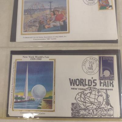 Sale Photo Thumbnail #1389: Collection of Historical First Day Cover Stamps- World's Fair, Moon Landing, Graf Zeppelin, Hindenburg, etc. (#5).  Please see all pictures for selection.