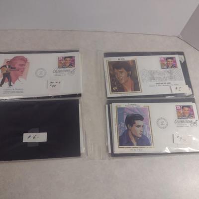 Sale Photo Thumbnail #1422: Collection of Elvis Presley First Day Covers (#2).  Please see all pictures for selection- several sets, some may be duplicates.