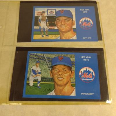 Sale Photo Thumbnail #1463: Collection of Sports Memorabia- Some Autographed- Mostly NY Mets- Vintage 1969 Postcards