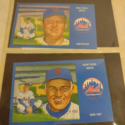 Sale Photo Thumbnail #1458: Collection of Sports Memorabia- Some Autographed- Mostly NY Mets- Vintage 1969 Postcards
