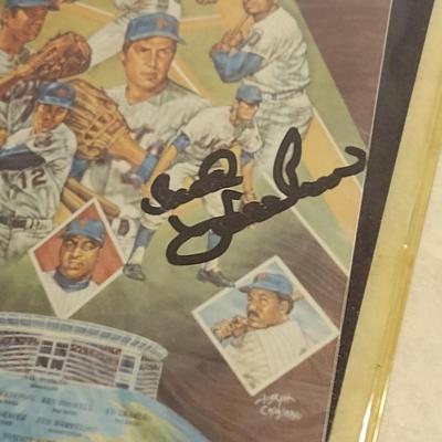 Sale Photo Thumbnail #1462: Collection of Sports Memorabia- Some Autographed- Mostly NY Mets- Vintage 1969 Postcards