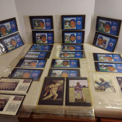 Sale Photo Thumbnail #1444: Collection of Sports Memorabia- Some Autographed- Mostly NY Mets- Vintage 1969 Postcards