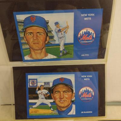 Sale Photo Thumbnail #1454: Collection of Sports Memorabia- Some Autographed- Mostly NY Mets- Vintage 1969 Postcards