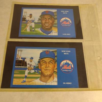 Sale Photo Thumbnail #1459: Collection of Sports Memorabia- Some Autographed- Mostly NY Mets- Vintage 1969 Postcards