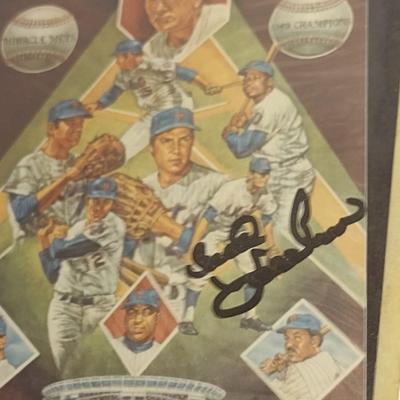 Sale Photo Thumbnail #1461: Collection of Sports Memorabia- Some Autographed- Mostly NY Mets- Vintage 1969 Postcards