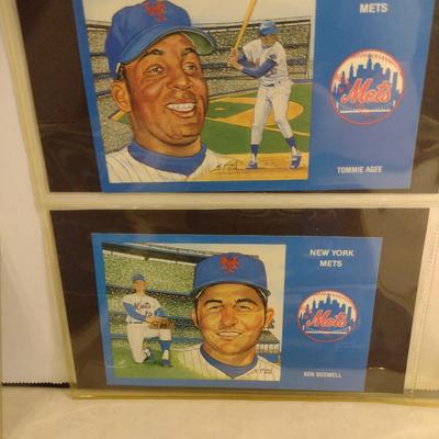 Sale Photo Thumbnail #1451: Collection of Sports Memorabia- Some Autographed- Mostly NY Mets- Vintage 1969 Postcards
