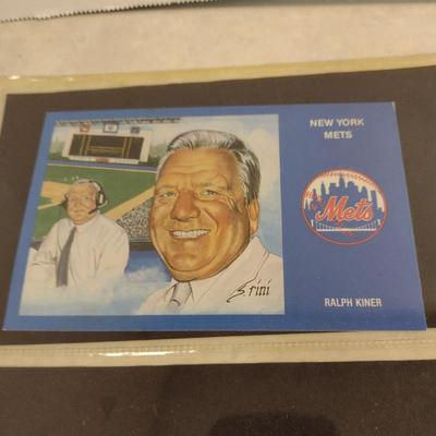 Sale Photo Thumbnail #1456: Collection of Sports Memorabia- Some Autographed- Mostly NY Mets- Vintage 1969 Postcards