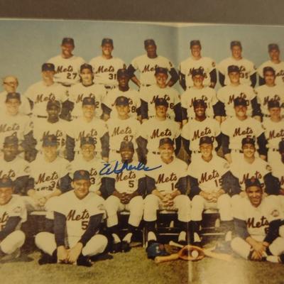 Sale Photo Thumbnail #1474: Collection of Sports Memorabia- Some Autographed- Mostly NY Mets- Vintage 1969 Postcards