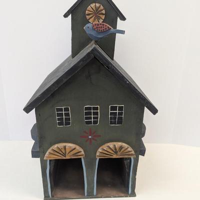 Sale Photo Thumbnail #154: Large 2 Piece Wooden Bird House