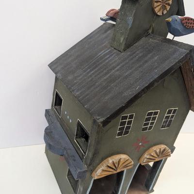 Sale Photo Thumbnail #156: Large 2 Piece Wooden Bird House