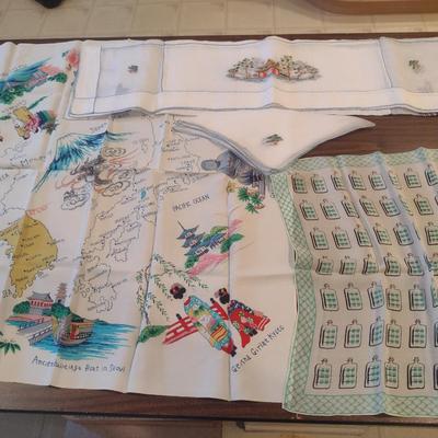 Collection of Vintage Japanese Kerchiefs