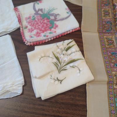 Collection of Vintage Linens- Some with Embroidery