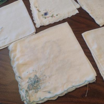 Collection of Vintage Linens- Some with Embroidery