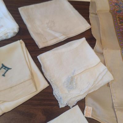 Collection of Vintage Linens- Some with Embroidery