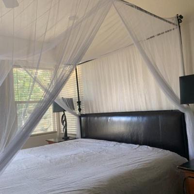 California King Size Bed & Cast Iron Bed Frame