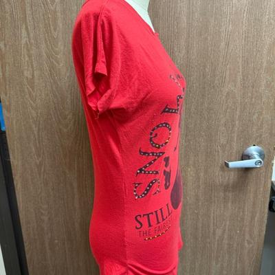 Sale Photo Thumbnail #344: In OK used condition, there is a spot on the front shown in photos. Don't know the size for sure, but would guess S. Our model is a size 8 for reference.