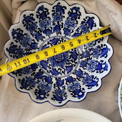 Sale Photo Thumbnail #853: These are beautiful without a Mar or crack on them, I wish I were this pretty,  measurements are in the pics. 
Lot of three.